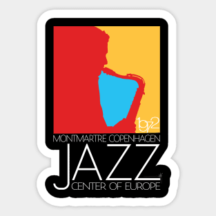 1972 Copenhagen Jazz Fest Sticker